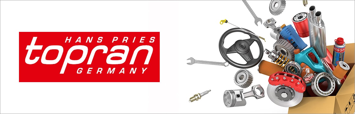 Catalogue of Interior from TOPRAN : Window regulator front and rear, rear and front, rear left and rear right, front left and front right that fit your car